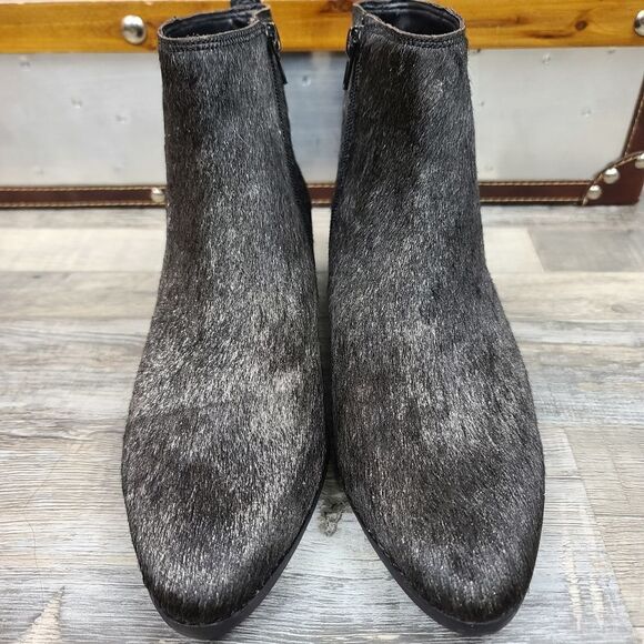 NWOT Lucky Brand Lenree2 Calf Hair Bootie - Picture 2 of 8